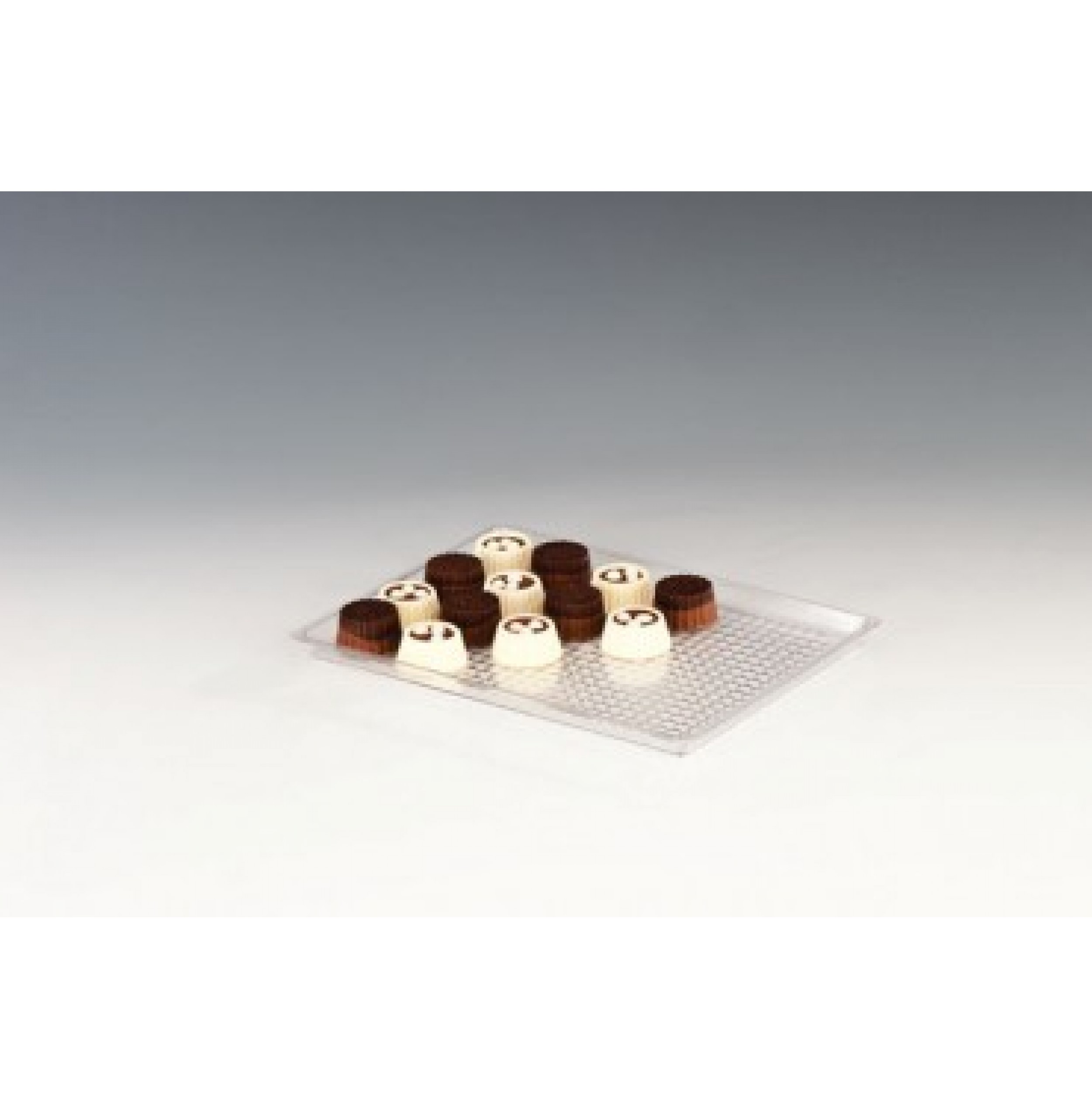 POLYCARBONAT ÇİKOLATA TEŞHİR TEPSİ 17,5 X 23,5 Cm